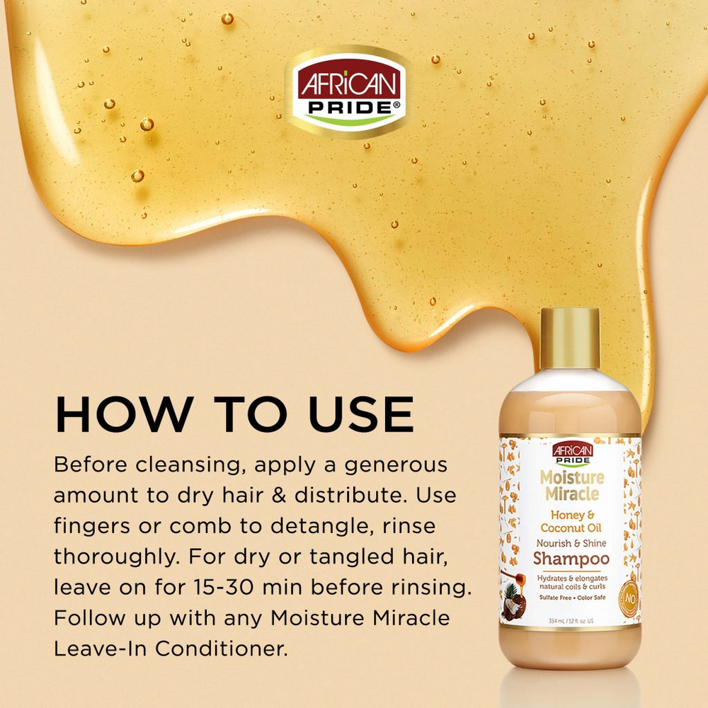 African Pride Moisture Miracle Honey, Chocolate & Coconut Oil Conditioner