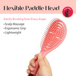 Red By Kiss Flexible Amaze Oval Vent Brush  Firm Bristles for Detangling