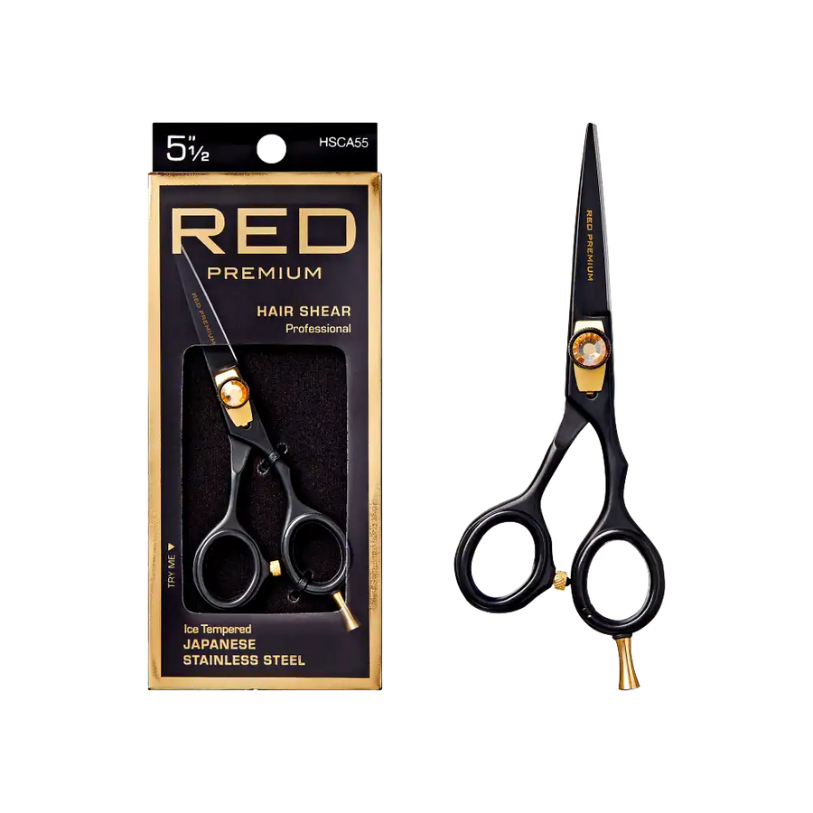 Red By Kiss Premium Artisan Professional Hair Shears 5.5"