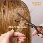 Red By Kiss Premium Artisan Professional Hair Thinning Shears 6.5"