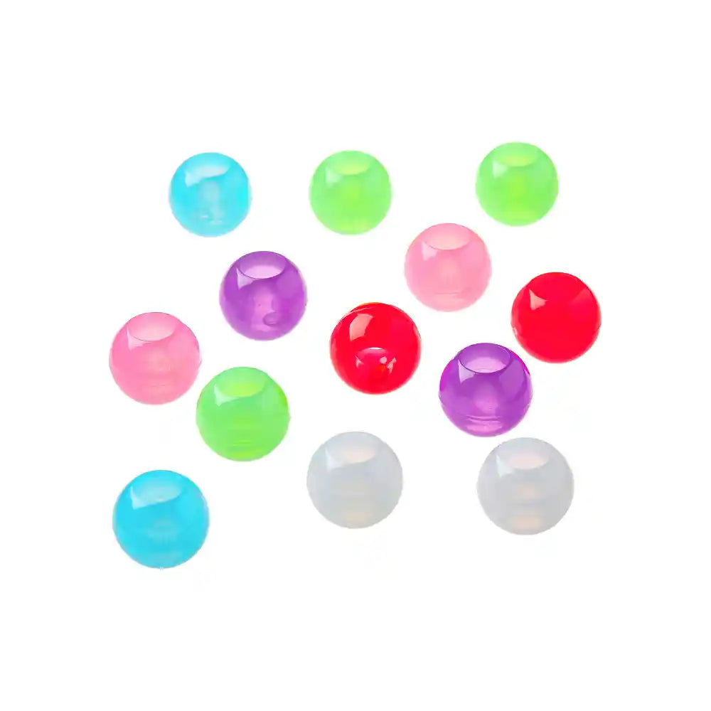 Red By Kiss Glow In The Dark Hair Beads XX Large
