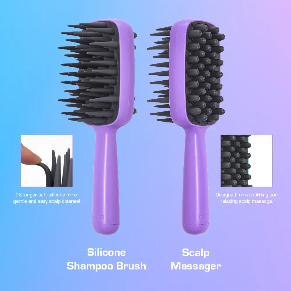Red By Kiss 2-in-1 Scalp Massager & Shampoo Brush