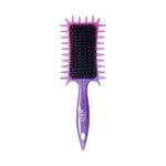 Red By Kiss Curl-Art Styler Detangling & Curl Defining Brush with Side Combs Glitter