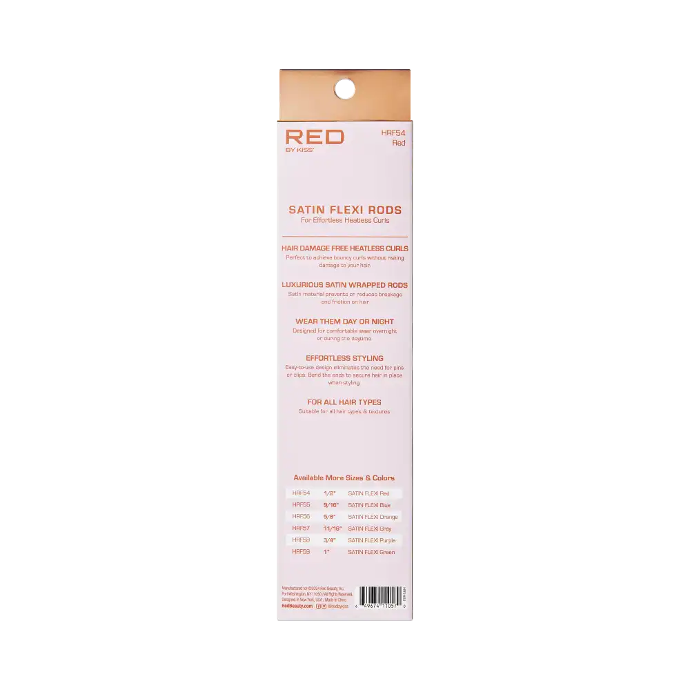 Red By Kiss Heatless Curling Silky Satin Flexi Rods