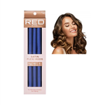 Red By Kiss Heatless Curling Silky Satin Flexi Rods BLUE