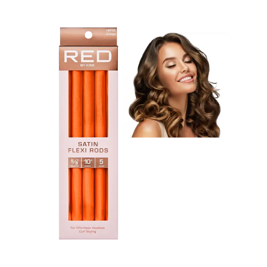 Red By Kiss Heatless Curling Silky Satin Flexi Rods