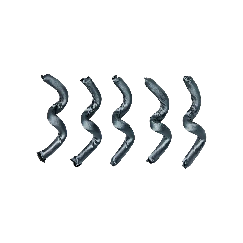 Red By Kiss Heatless Curling Silky Satin Flexi Rods GRAY