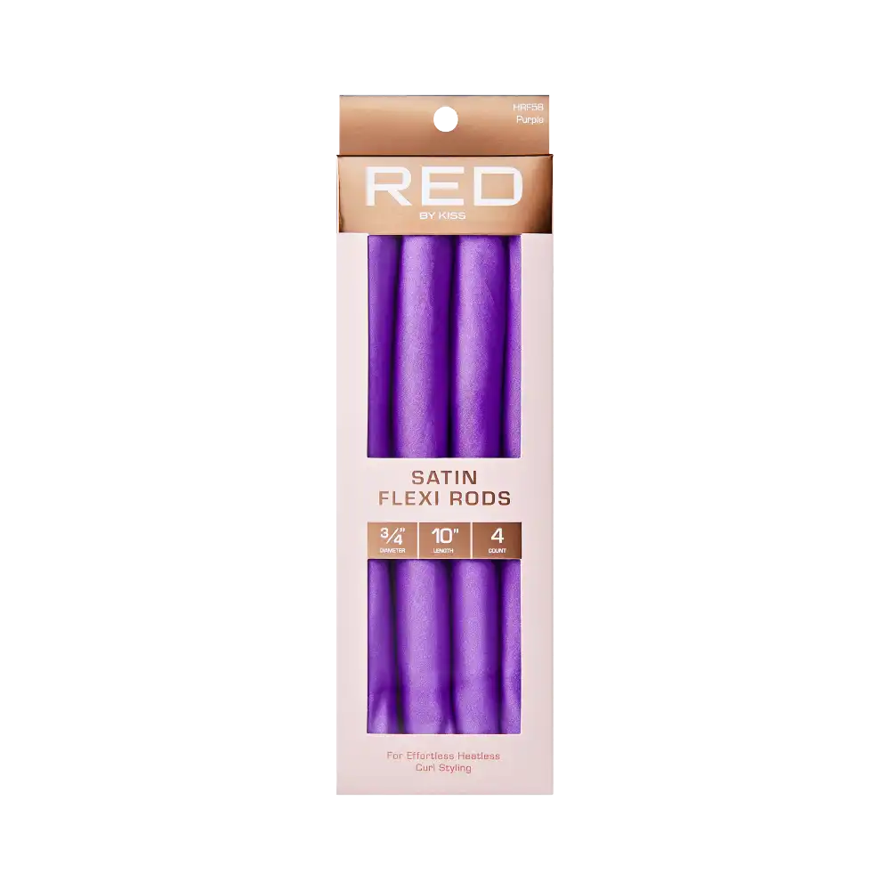Red By Kiss Heatless Curling Silky Satin Flexi Rods