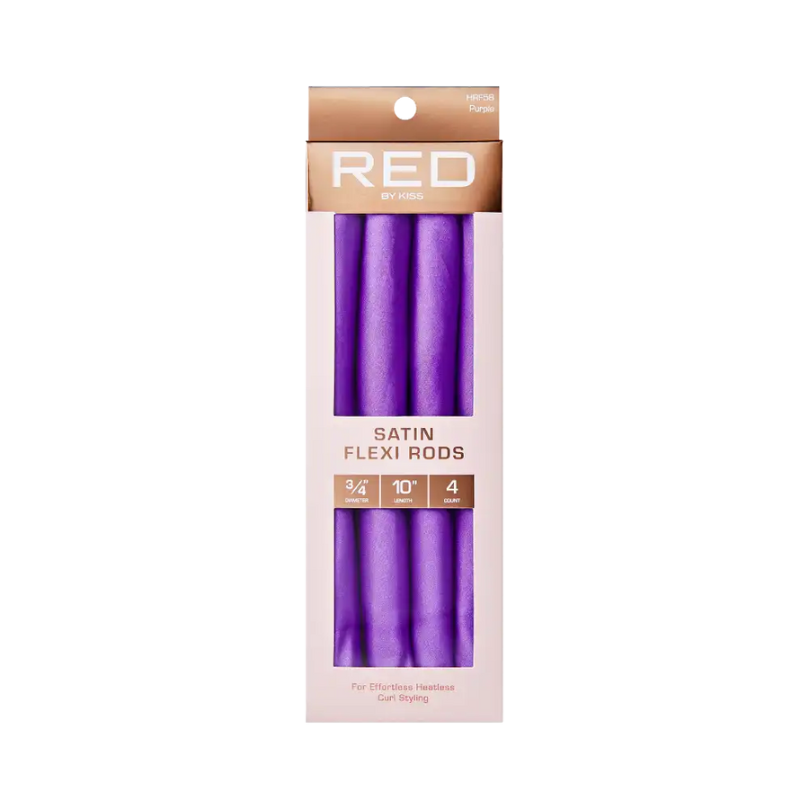 Red By Kiss Heatless Curling Silky Satin Flexi Rods