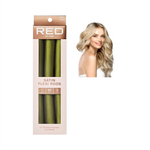Red By Kiss Heatless Curling Silky Satin Flexi Rods Green