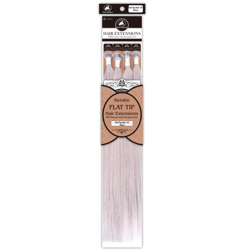 Dressmaker 100% Human Remy European Keratin Flat Tip Straight Hair Extensions