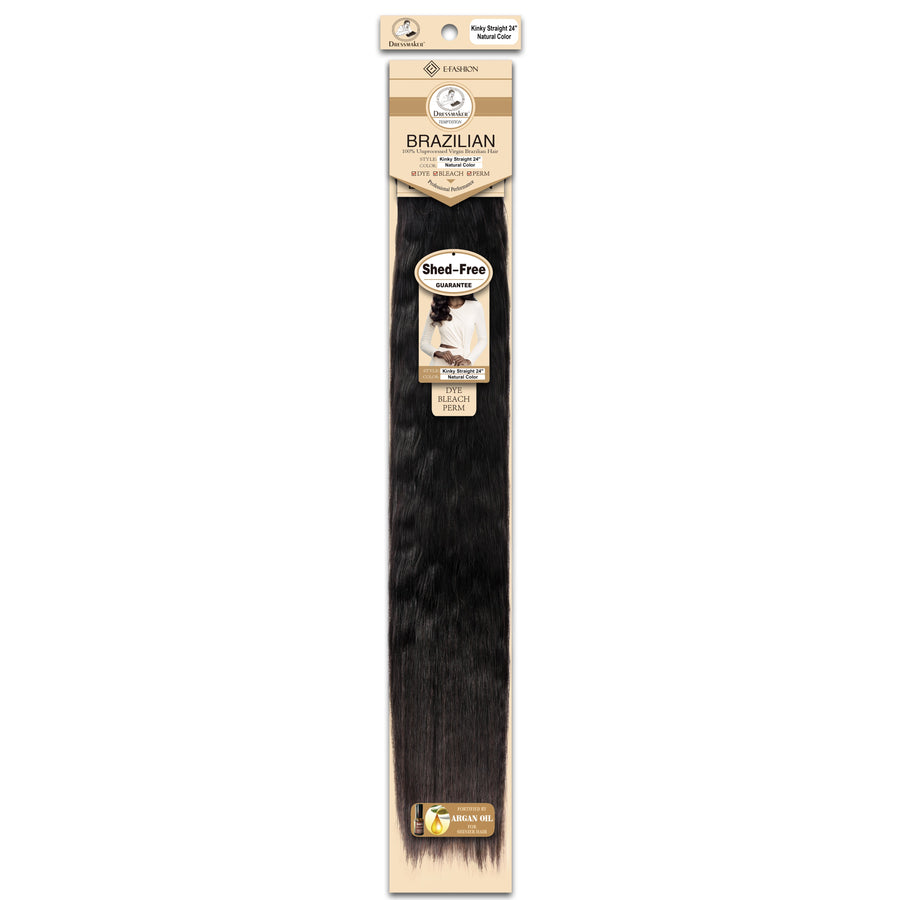Dressmaker 100% Unprocessed Virgin Brazilian Kinky Straight Weave