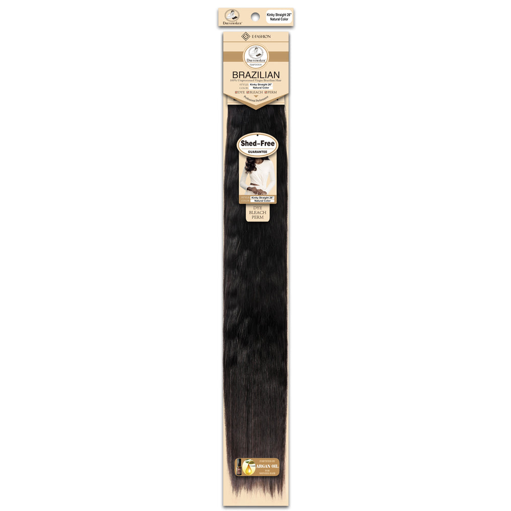Dressmaker 100% Unprocessed Virgin Brazilian Kinky Straight Weave