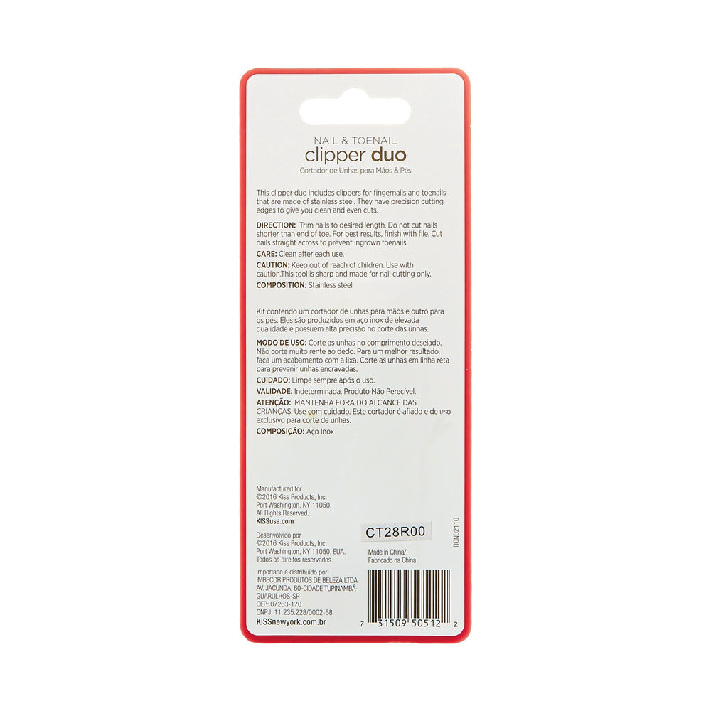 KISS NEW YORK Premium Precision Clipper Duo