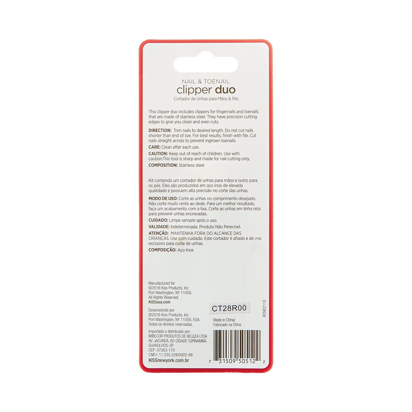 KISS NEW YORK Premium Precision Clipper Duo