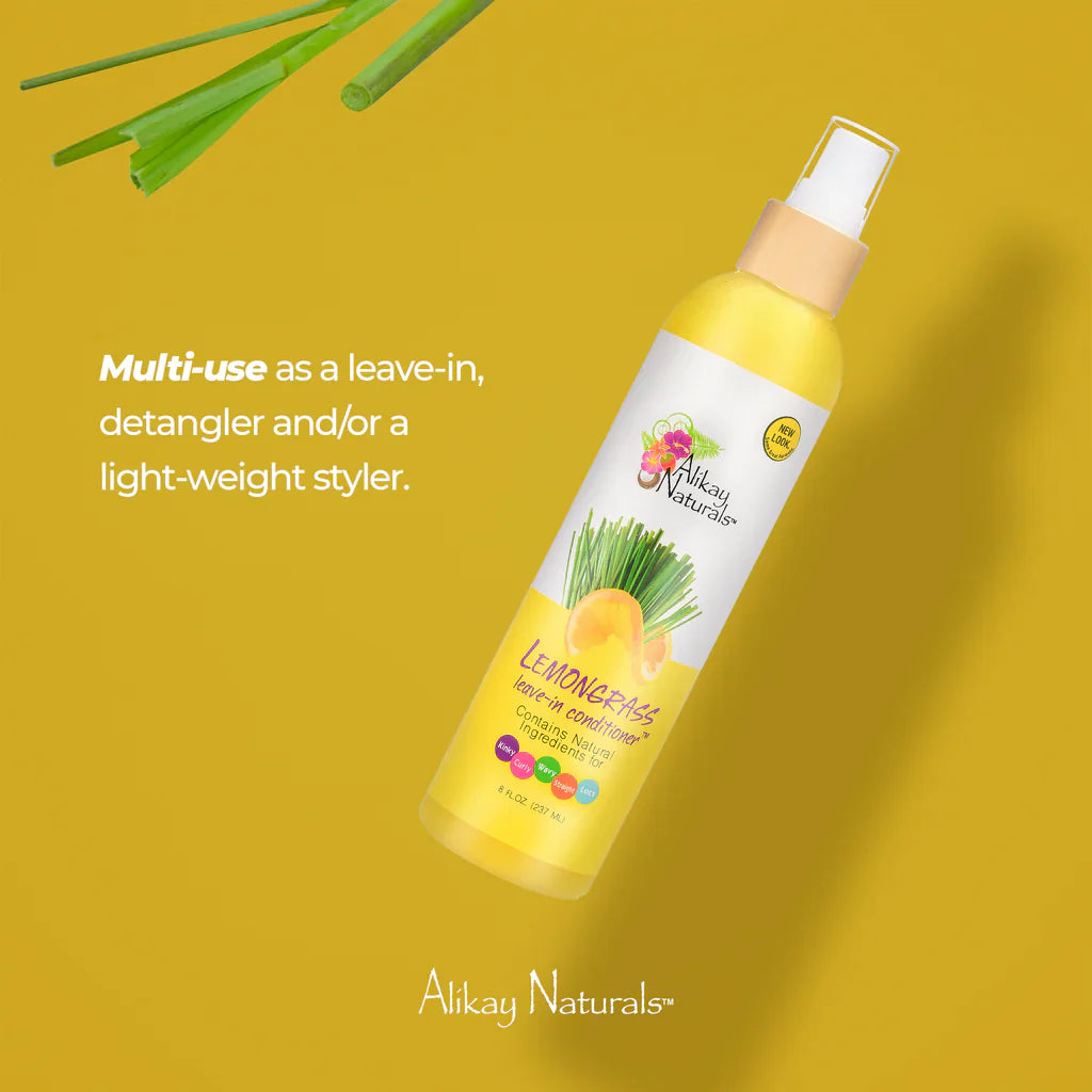 Alikay Naturals Lemongrass Leave-In Conditioner 237ml/8oz