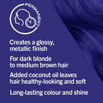 Schwarzkopf Live Urban Metallics Permanent Hair Colour Dye U67 Blue Mercury