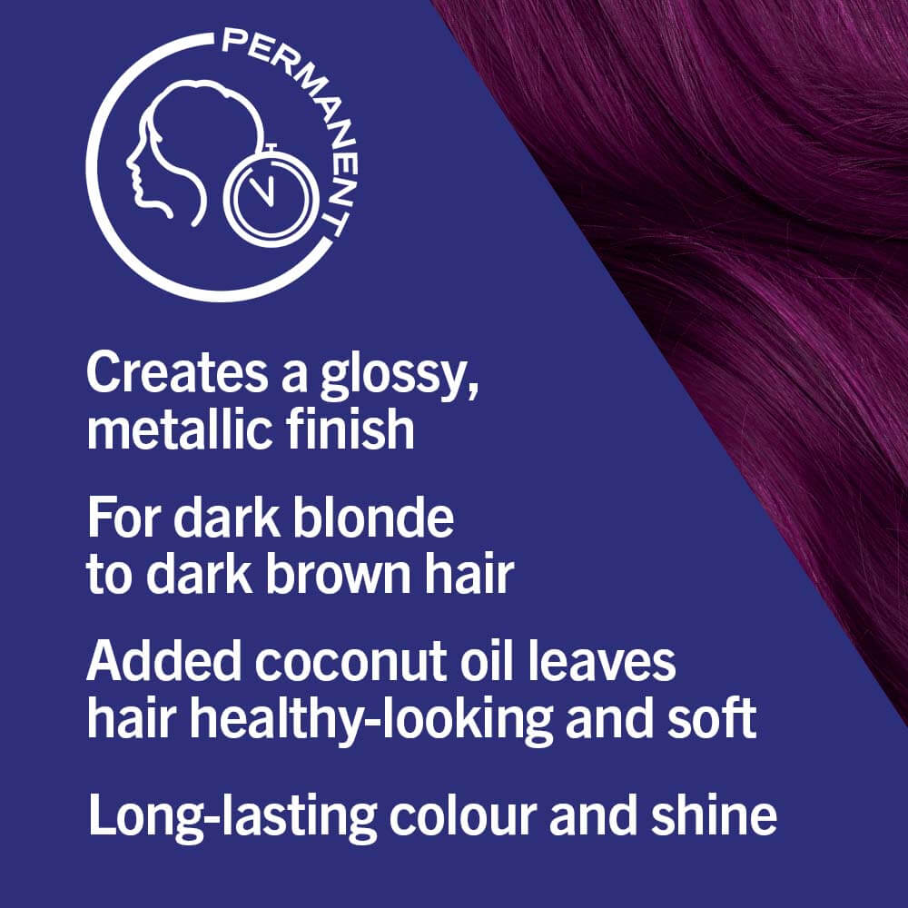 Schwarzkopf Live Urban Metallics Permanent Hair Colour Dye U69 Amethyst Chrome