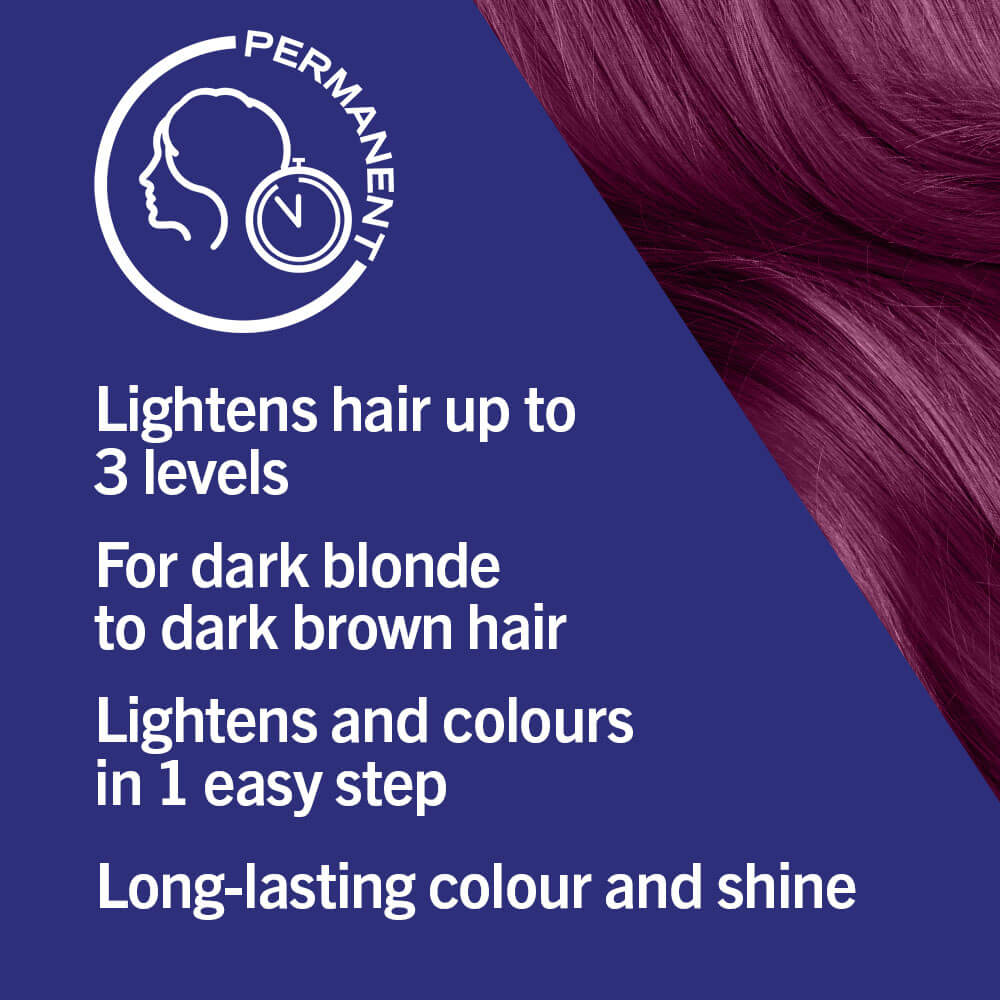 Schwarzkopf Live Colour + Lift Permanent Hair Colour Dye L76 Ultra Violet