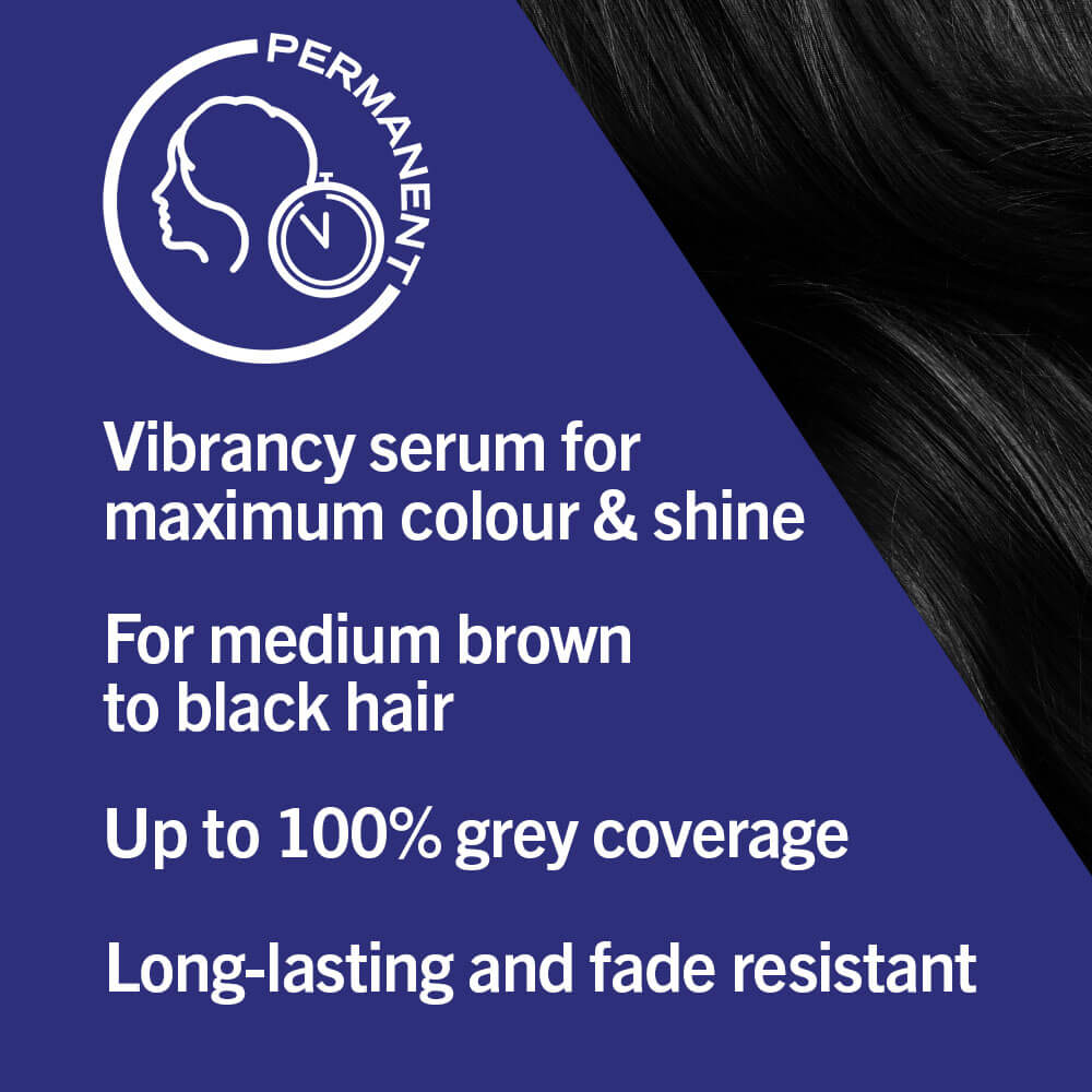 Schwarzkopf Live Intense Colour Permanent Hair Colour Dye 099 Deep Black