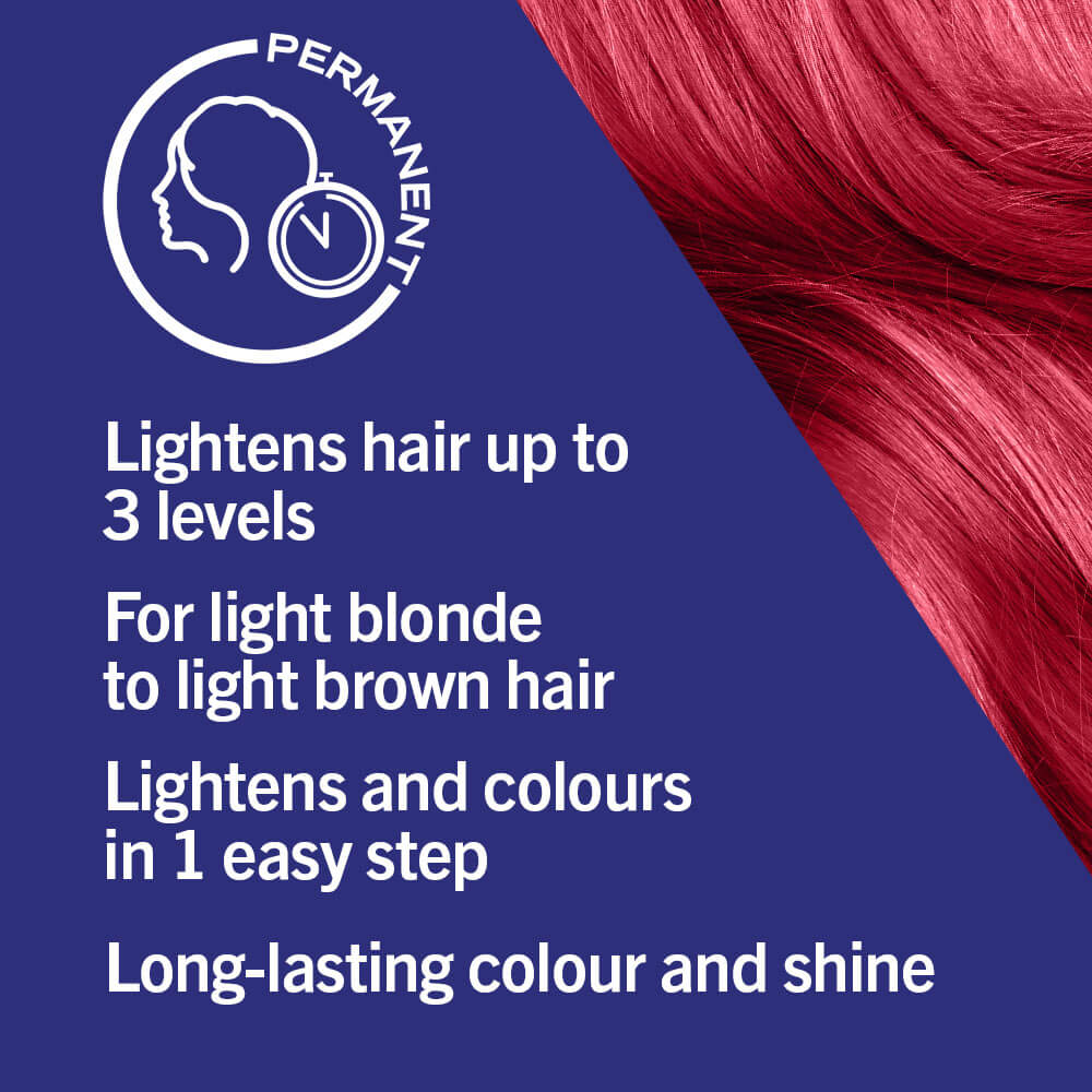 Schwarzkopf Live Colour + Lift Permanent Hair Colour Dye L77 Deep Coral