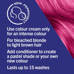 Schwarzkopf Live Ultra Brights Semi-Permanent Hair Colour Dye 093 Shocking Pink