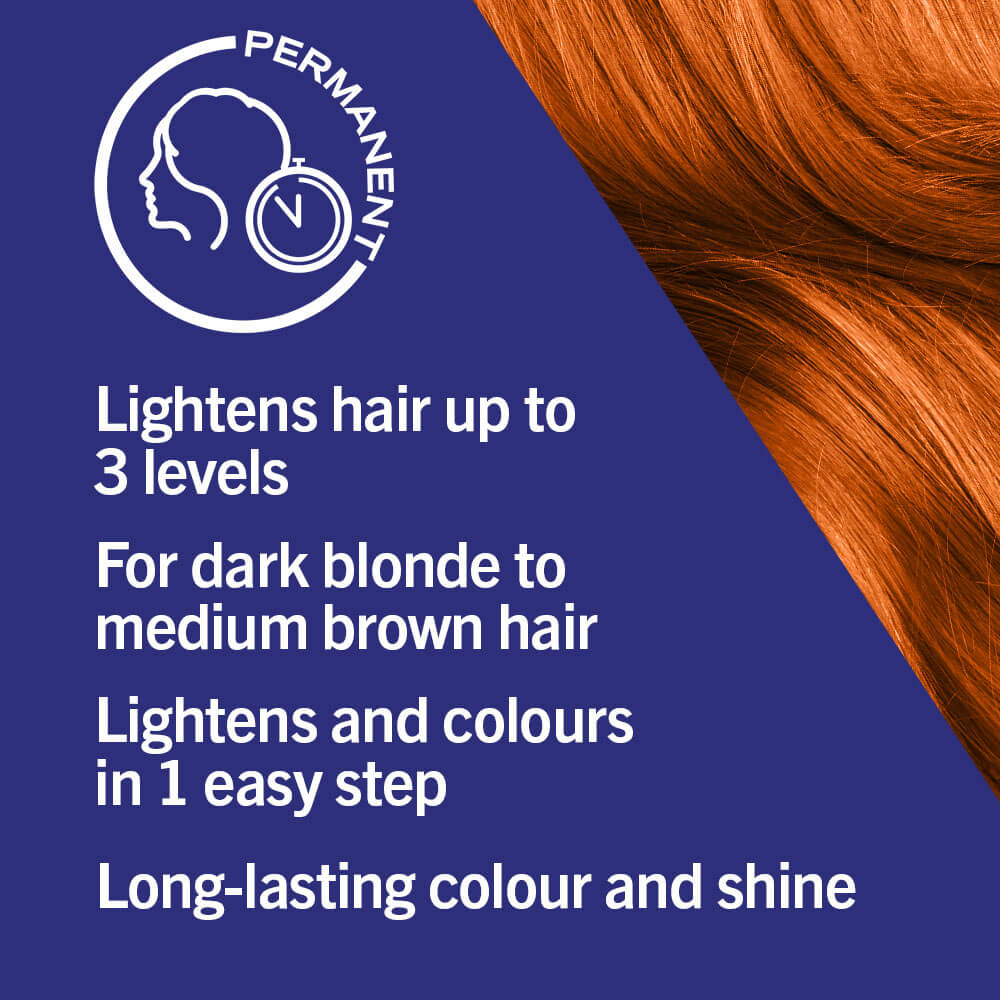 Schwarzkopf Live Colour + Lift Permanent Hair Colour Dye L74 Tangerine Twist