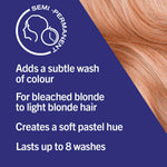 Schwarzkopf Live Ulta Brights Semi Permanent Hair Colour Dye P122 Perfect Peach