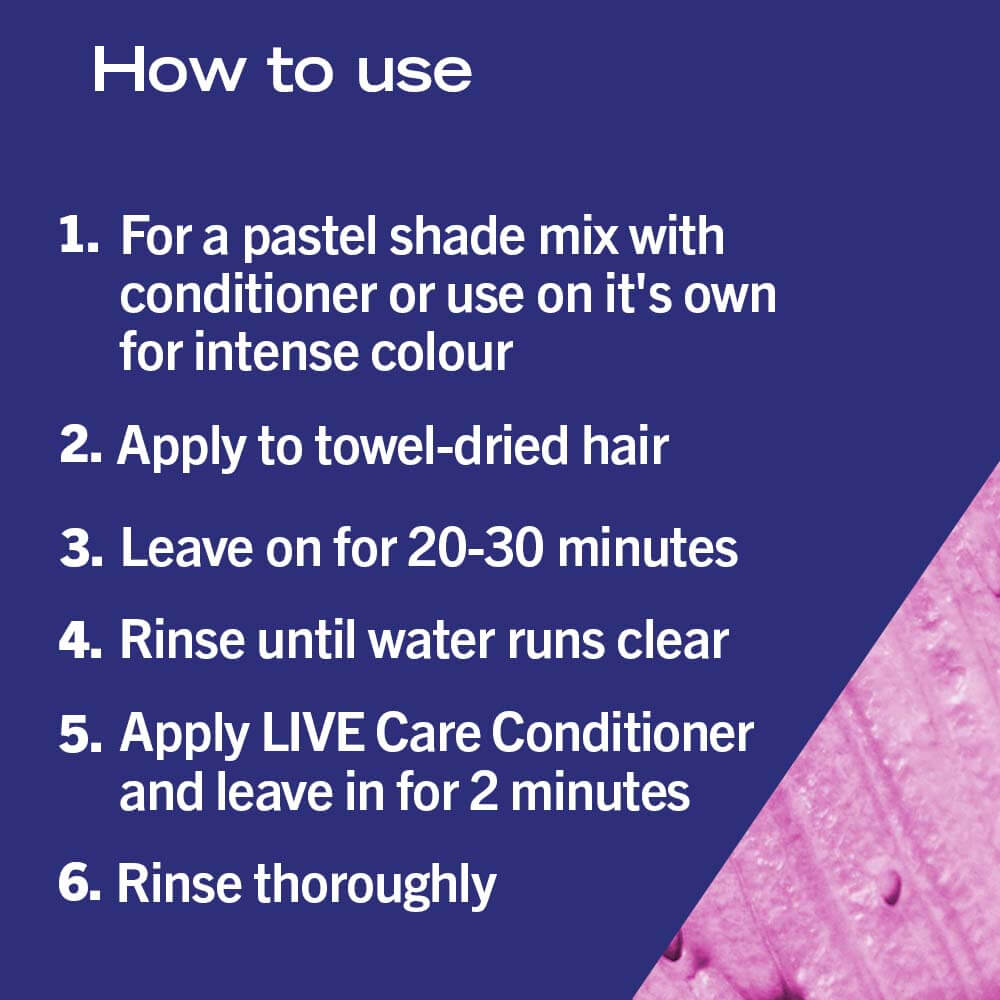 Schwarzkopf Live Ultra Brights Semi-Permanent Hair Colour Dye 093 Shocking Pink