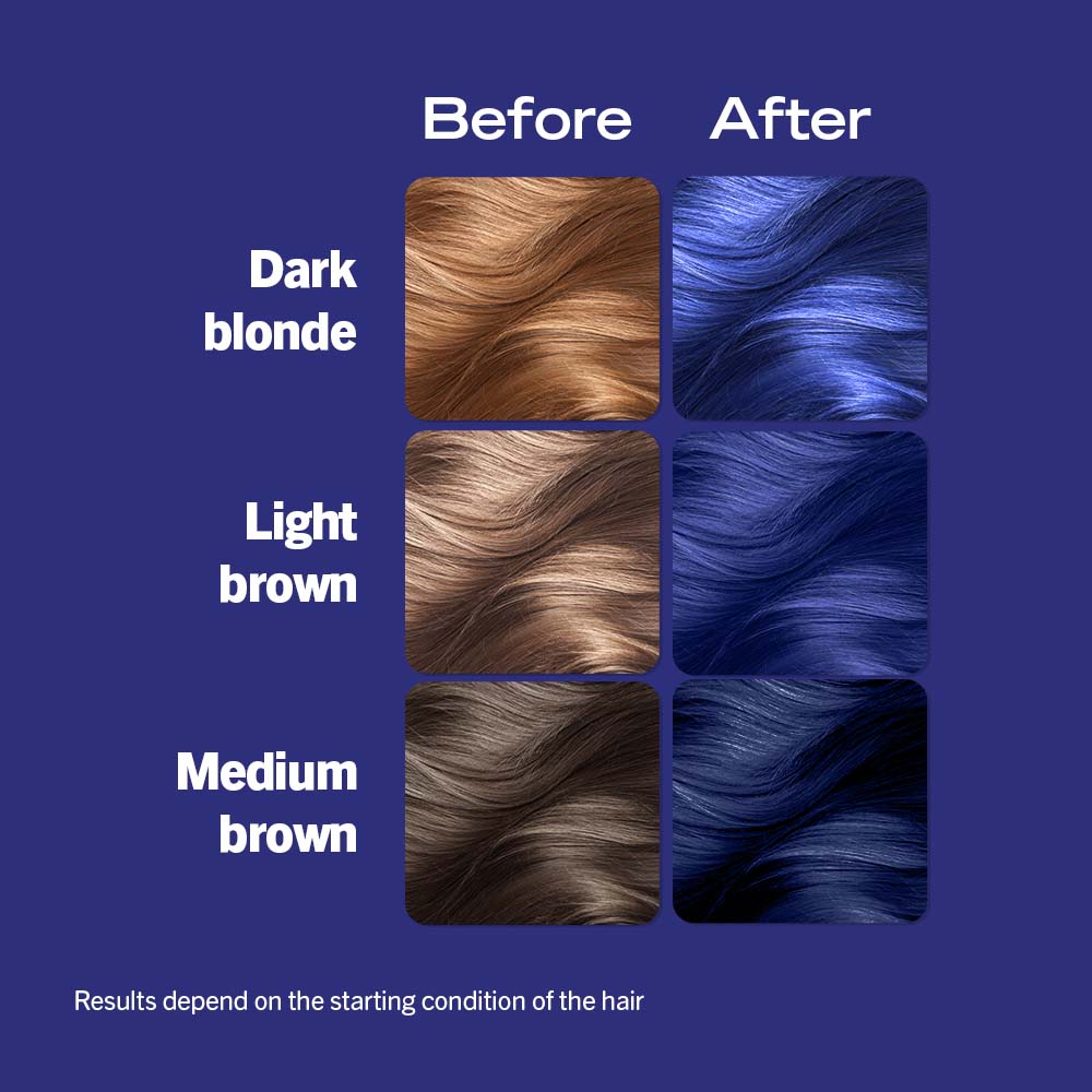 Schwarzkopf Live Urban Metallics Permanent Hair Colour Dye U67 Blue Mercury