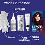 Schwarzkopf Live Intense Colour Permanent Hair Colour Dye 087 Mystic Violet