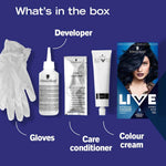 Schwarzkopf Live Intense Colour Permanent Hair Colour Dye 090 Cosmic Blue