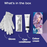 Schwarzkopf Live Pretty Pastels Semi Permanent Hair Colour Dye P120 Lilac Crush
