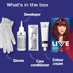 Schwarzkopf Live Intense Colour Permanent Hair Colour Dye 043 Passion Red