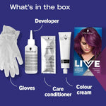 Schwarzkopf Live Urban Metallics Permanent Hair Colour Dye U69 Amethyst Chrome