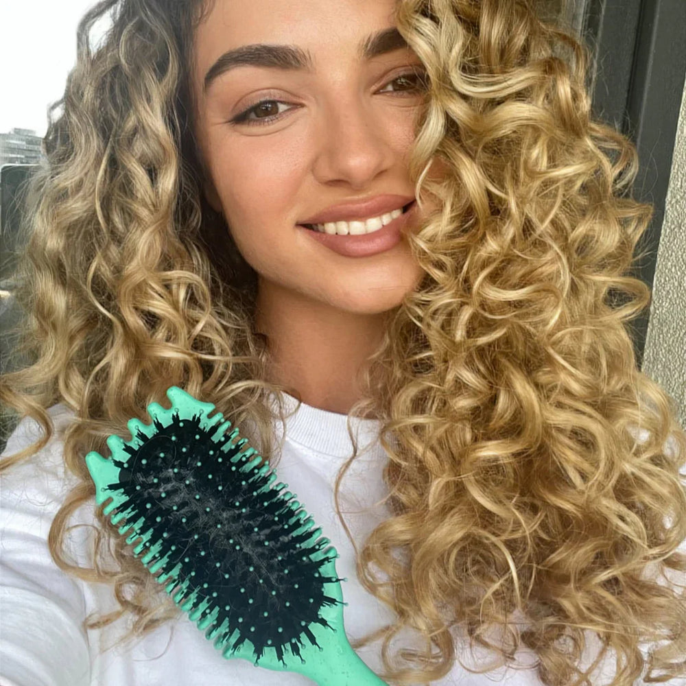 Bounce Curl Volume Edgelift Brush Teal