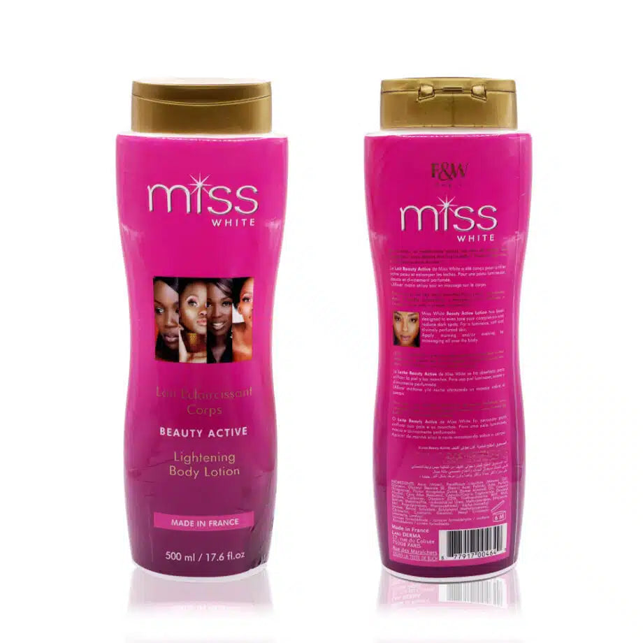 Fair & White Miss White Beauty Active Skin Lightening Lotion 500ml