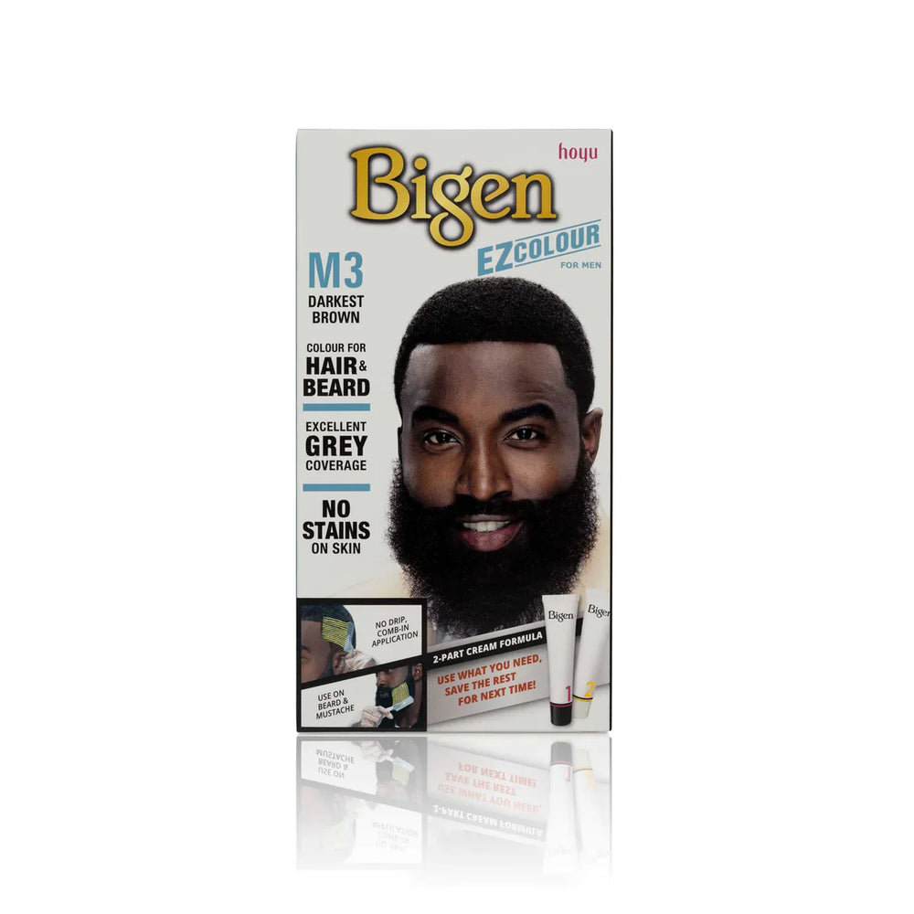 Bigen EZ Hair & Beard Dye M1 Jet Black for Men