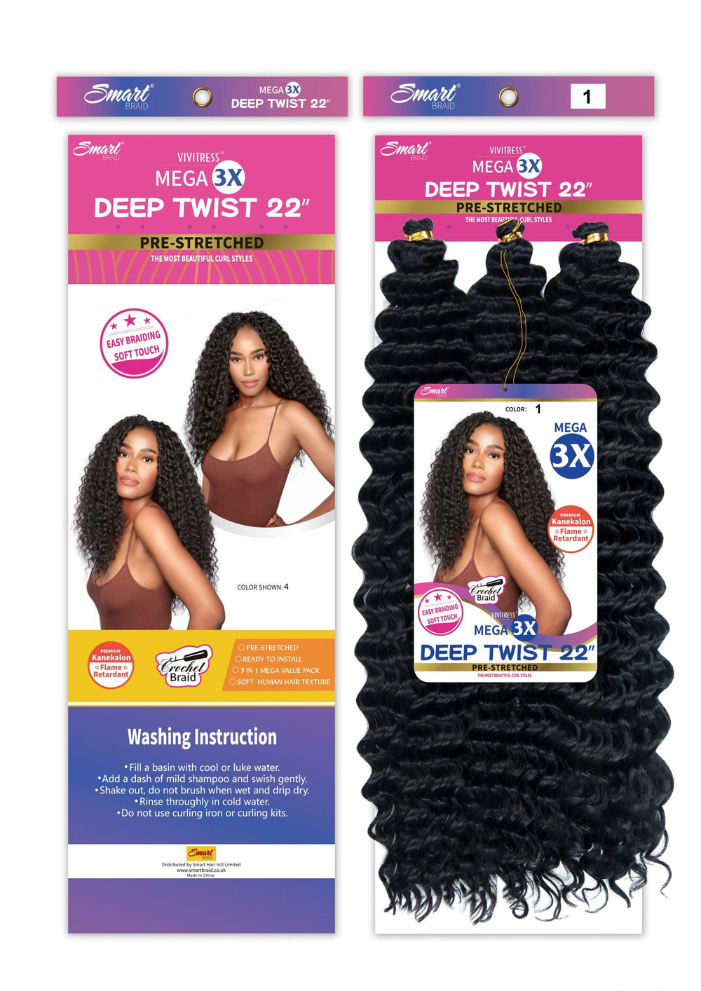 Vivitress Deep Twist Bulk 3x22”