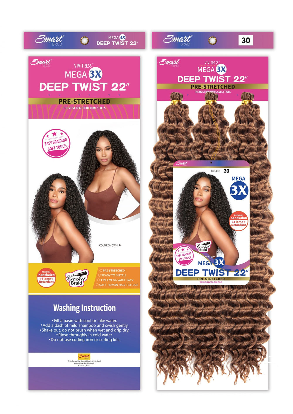 Vivitress Deep Twist Bulk 3x22”