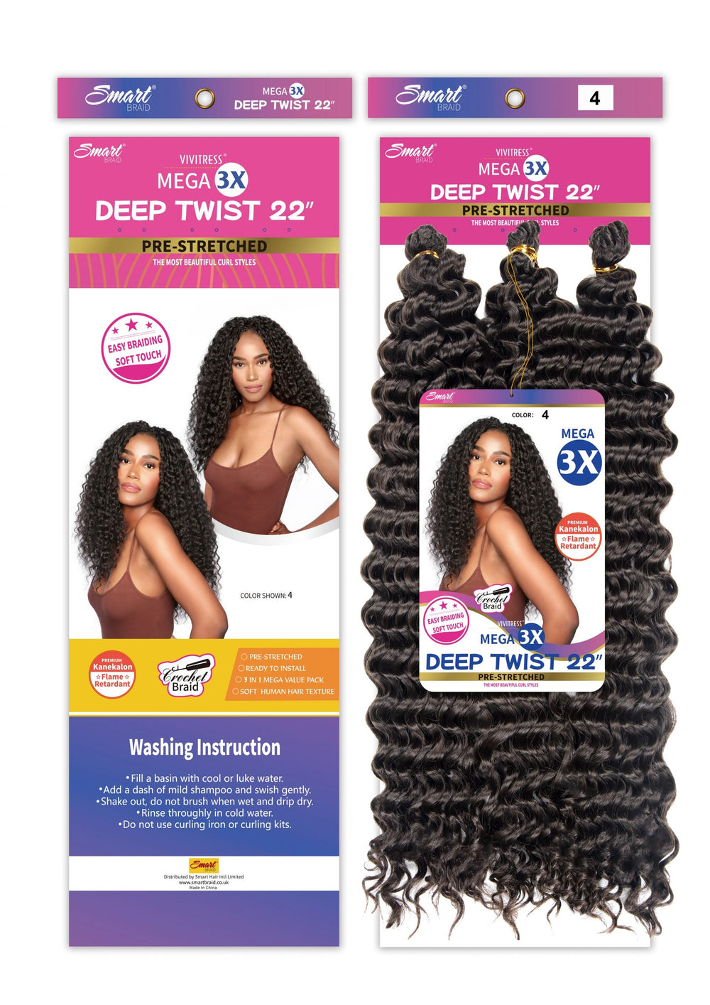 Vivitress Deep Twist Bulk 3x22”