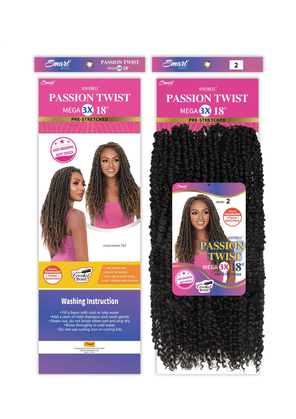 Vivitress 3x18" Passion Twist