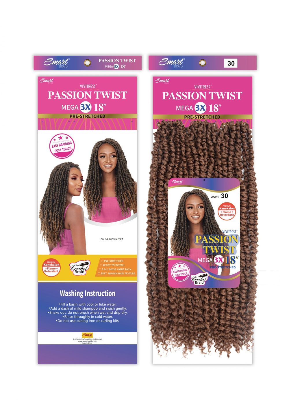 Vivitress 3x18" Passion Twist