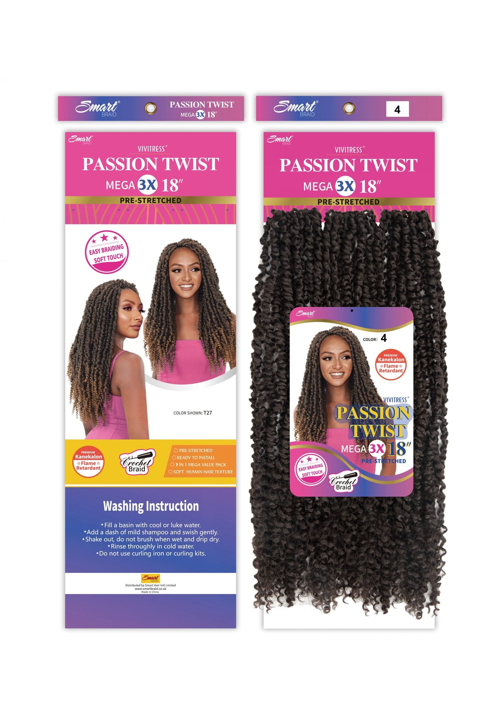Vivitress 3x18" Passion Twist