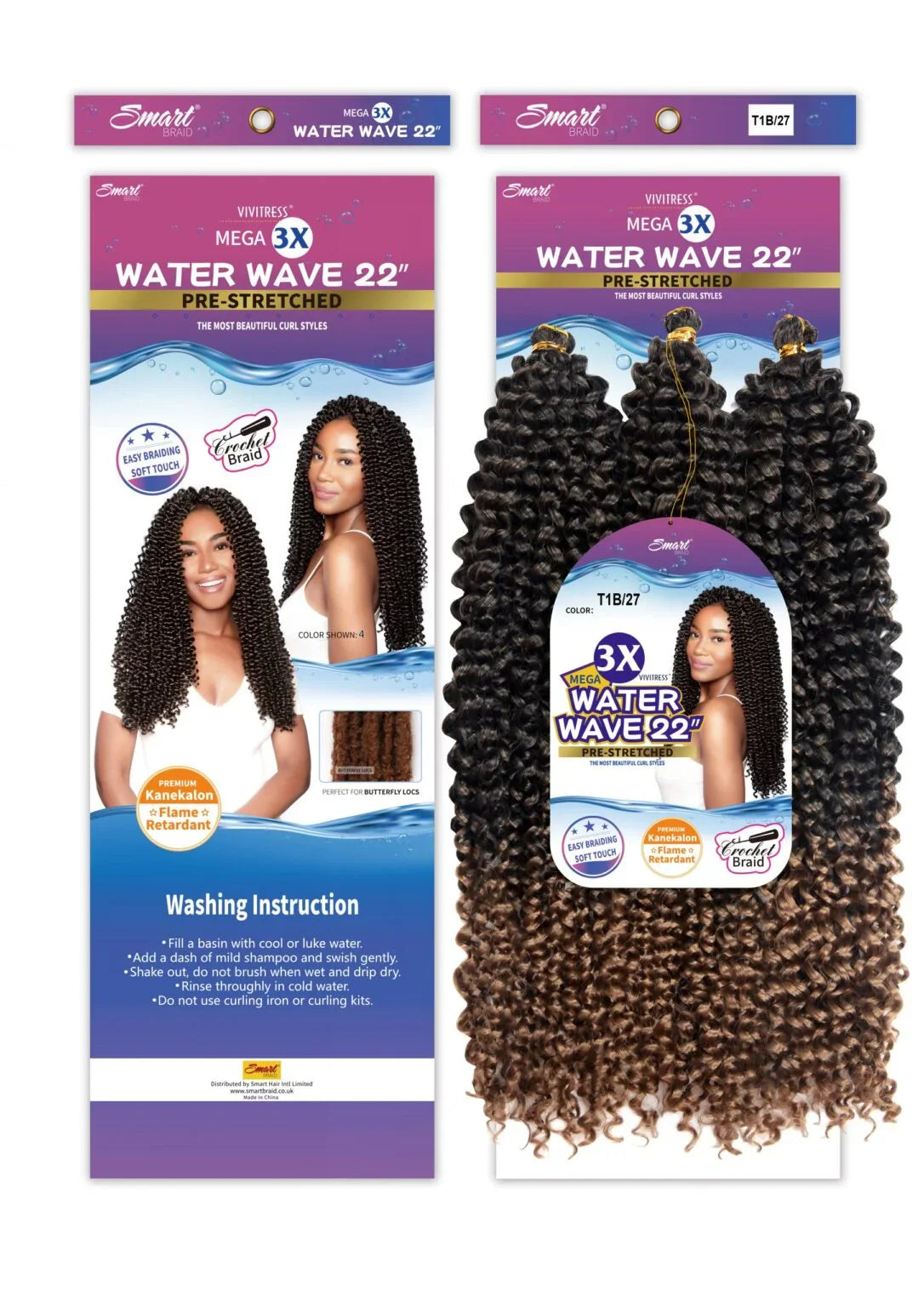 Vivitress Water Wave Bulk 3x22”