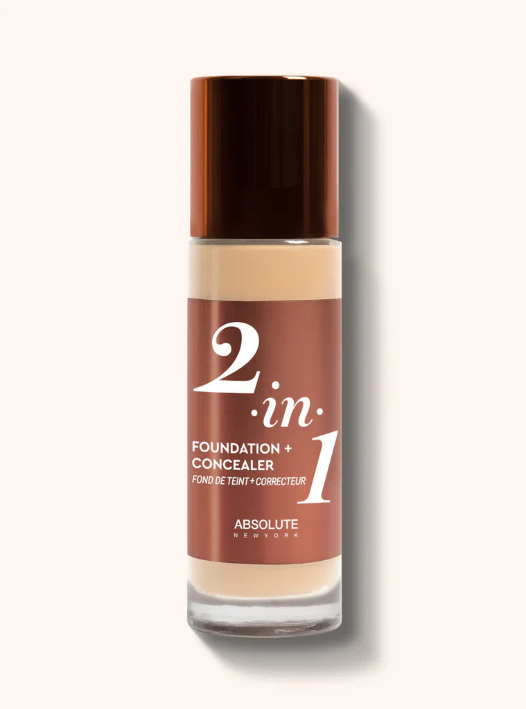 ABSOLUTE NEW YORK FACE   2-in-1 Foundation + Concealer 40g