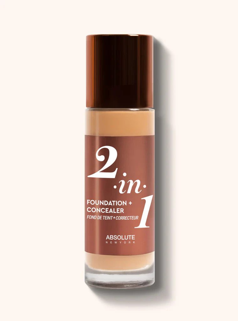 ABSOLUTE NEW YORK FACE   2-in-1 Foundation + Concealer 40g