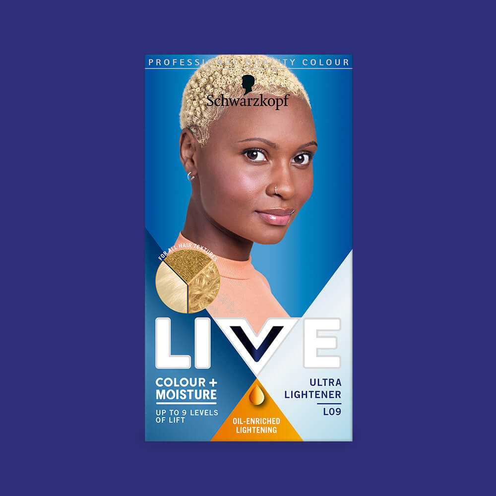 Schwarzkopf Live Colour + Moisture Permanent Hair Colour Dye L09 Ultra Lightener