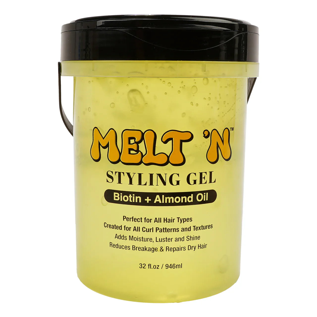 Ebin Melt’N Styling Gel  Almond Oil + Biotin 946ml