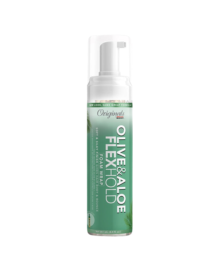 Africa’s Best Olive & Aloe Flex Hold Foam Wrap 251ml/8.5oz